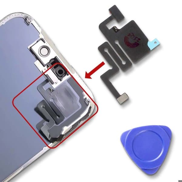 Ersättningsproximitysensor för iPhone 17 Svart Svart