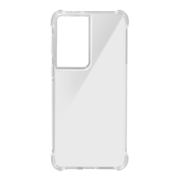 Galaxy S21 Ultra Soft Shockproof Case Forstærkede hjørner Akashi Transparent White