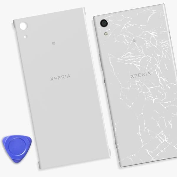 Batteri cache - Sony - Xperia XA1 Ultra - Vit - Enkel installation - Kompatibel reservdel Vit