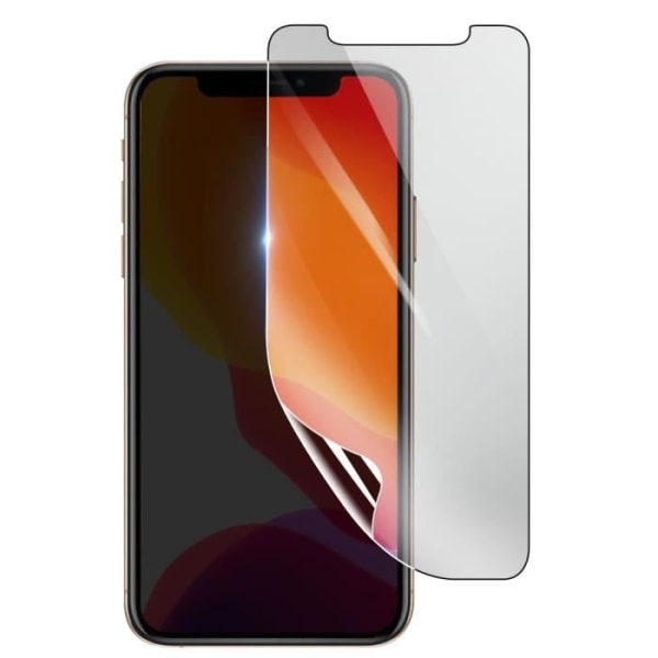 Näytönsuoja - 3MK - iPhone 12 Mini - Iskunkestävä Hydrogeeli - Naarmuuntumaton - Itsestään uusiutuva Transparent
