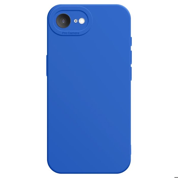 Coque - iPhone - 16e - Mjuk Silikon - Skyddad Kamerablock - Blå Blå