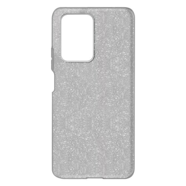 Xiaomi 11T och 11T Pro Glitter Avtagbart halvstyvt silikonfodral Silvergrå