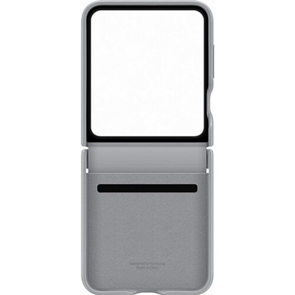 Coque - Kindsuit - Galaxy Z Flip 6 - Äkta läder - Grå - Mjuk Grå