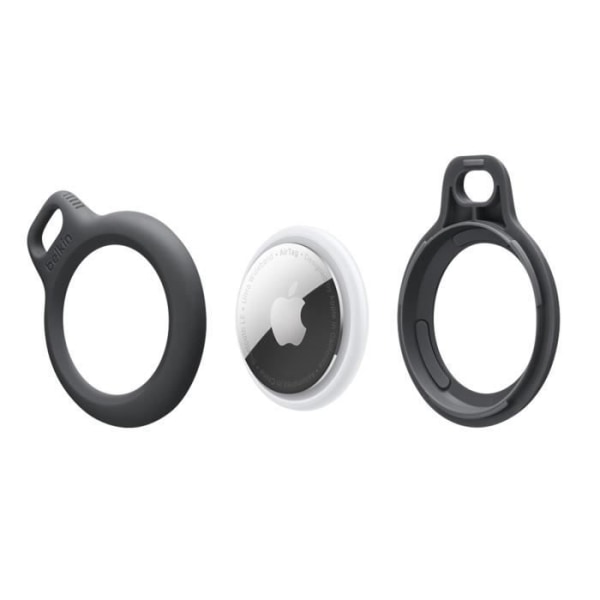 Twist and Lock AirTag-fodral med Belkin Tether Black