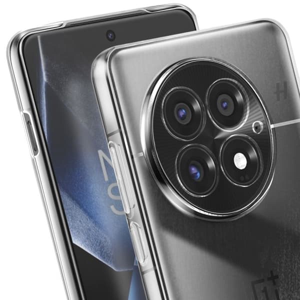Coque - OnePlus 13 - Fleksibel Silikone - Transparent - Stødabsorberende Vit