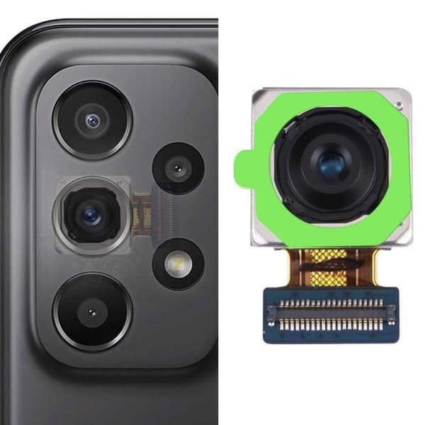Bagkamera - Samsung - Galaxy A23 5G - Integreret Flex - Sort Svart