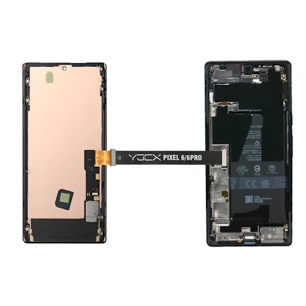 Nappe Test Skærm AVIZAR til Google Pixel 6 og 6 Pro - Sort - Diagnostik og Reparation Svart