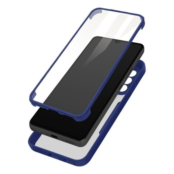 Helcase - AVIZAR - Galaxy A33 5G - Plexiglas og Polymer - Fuld beskyttelse - Forstærkede hjørner Blå