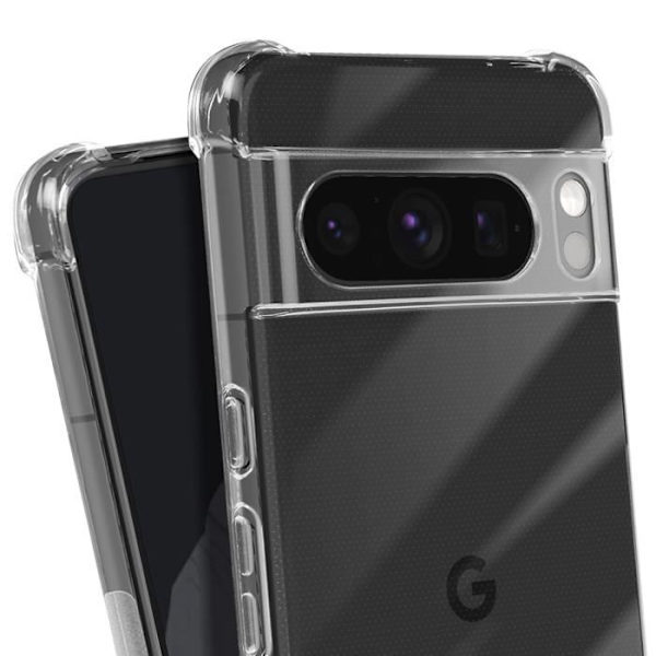 Cover - UNDERRETTE - Classic Bump - Blød Stødabsorberende - Transparent - Google Pixel 8 Pro Vit