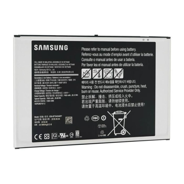 Internt batteri för Samsung Tab Active Pro 10.1 7400mAh Original EB-BT545ABY Svart