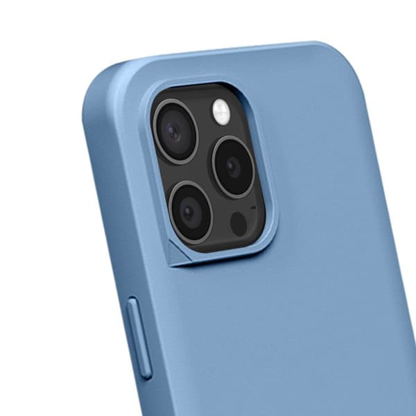 MagSafe-cover til iPhone 15 Pro Max, blød, stødabsorberende, SolidX-serie, Rhinoshield, blå Blå