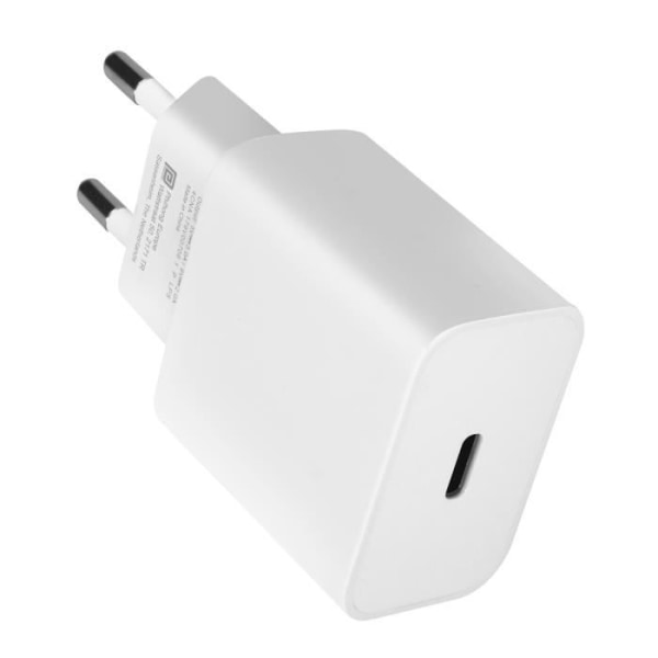 Googlen alkuperäinen USB-C-virtalaturi 18W + USB-C latauskaapeli valkoinen