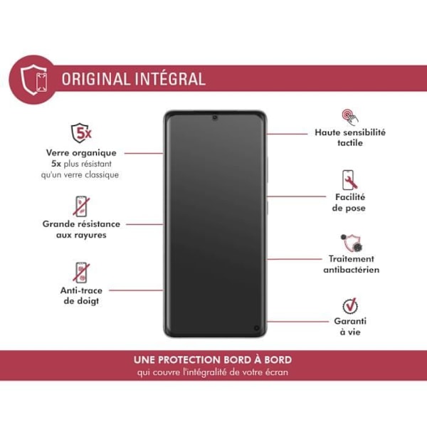 Alkuperäinen 3D-näytönsuoja, joka on taattu elämään orgaanisessa lasissa Samsung G S21 Ultra 5G Force Glass -lasille