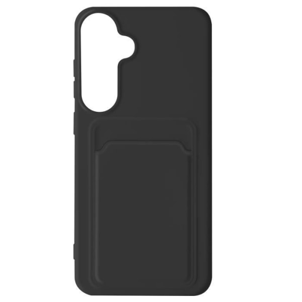 Etui til Samsung Galaxy S24 Kortholder Blød Anti-Fingerprint Sort