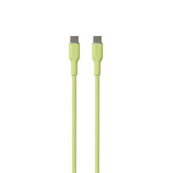 PURO USB-C til USB-C kabel 1,5 m USB 3.2 Gen 1 Matcha Grøn – Opladning og dataoverførsel