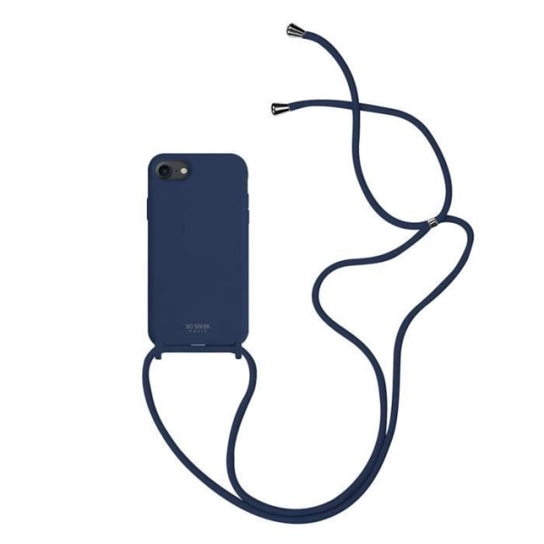 Suojakuori iPhone SE/8/7 SMOOTHIE CORD So Seven Blue -puhelimelle Blå