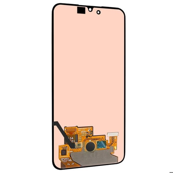 Erstatnings Super AMOLED Fuldt Skærm til Galaxy A34 Samsung Service Pack Sort Svart