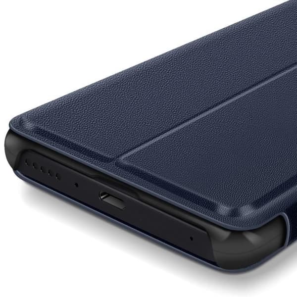 Smartphonefodral - Xiaomi - Redmi Note 14 5G - Stötresistent - Video stöd - Mörkblå Blå