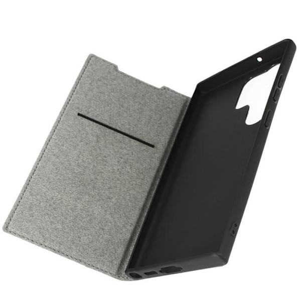 Fodral till Galaxy S23 Ultra - BIGBEN - Korthållare - Stativfunktion - Svart Svart
