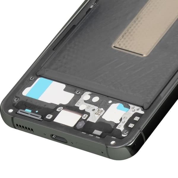 Central Chassis Reservedel til Samsung S23 Original Service Pack Samsung Dark Green