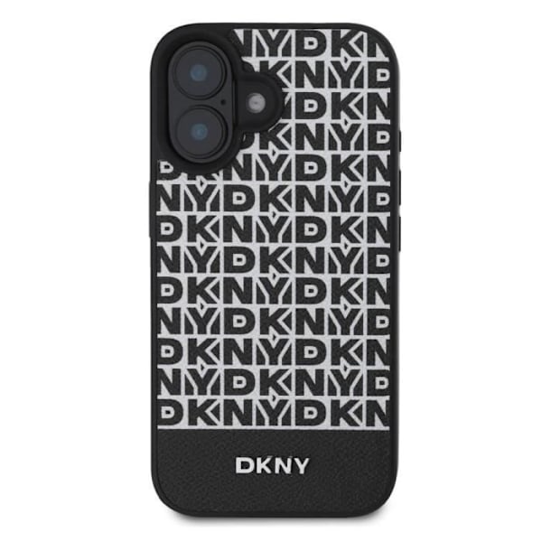 Skyddande skal för iPhone 16 Plus med MagSafe-bottenband DKNY svart Vit