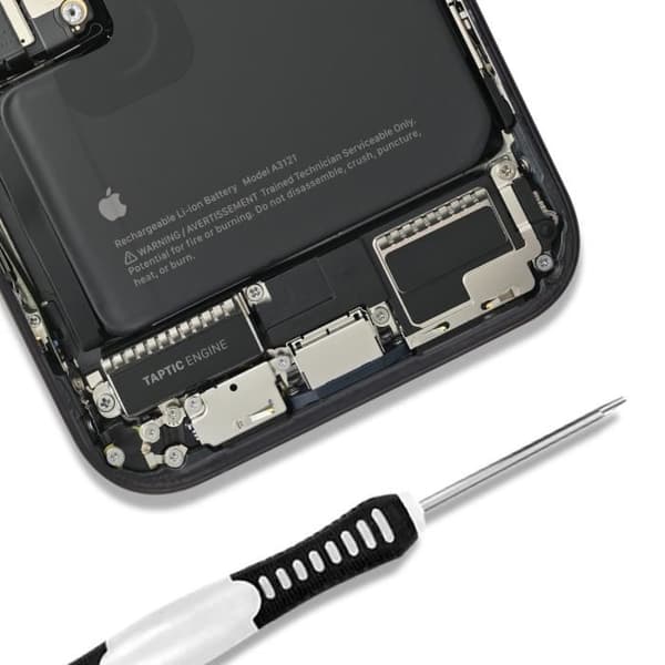 Udskiftning af ekstern højttaler til Apple iPhone 15 Pro Max Sort Svart
