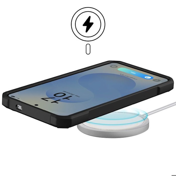 Coque для Samsung S25 Мёд сотовый Прозрачный Essential Armor UAG Чёрный Svart