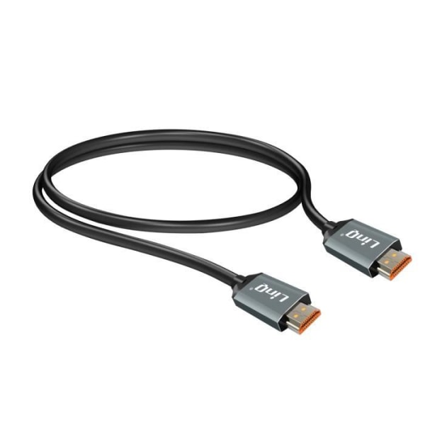 HDMI 2.1 8K 120Hz Ultra HD-kabel med Ethernet-længde 1,5 m HD-8K15 LinQ Sort
