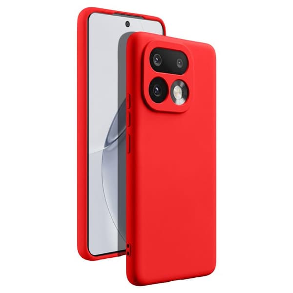 Silicone Soft-Touch Cover til Realme 16 Pro Fast Cover Rød Röd
