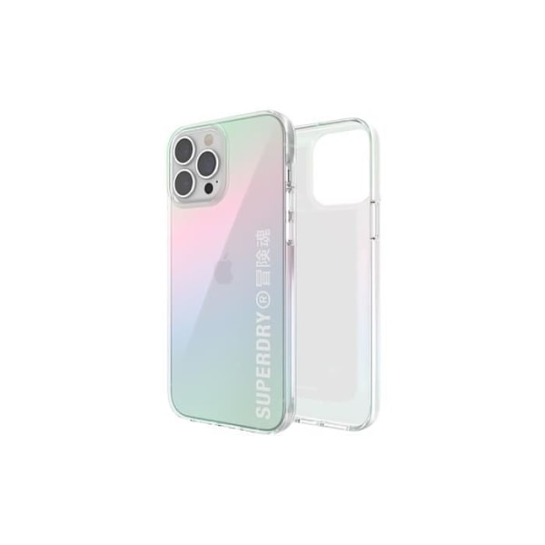 Coque för Apple iPhone 13 Pro Max Collection Snap Case Clear i TPU Superdry Flerfärgad Transparent