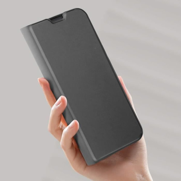 Etui til iPhone 16 Pro - AVIZAR - Soft touch - Kortholder - Videostøtte - Sort Svart