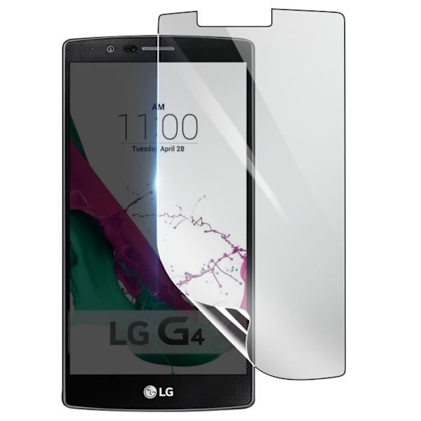 Skärmskydd - 3MK - LG G4 - Stötsäker Hydrogel - Transparent - Reptålig Transparent