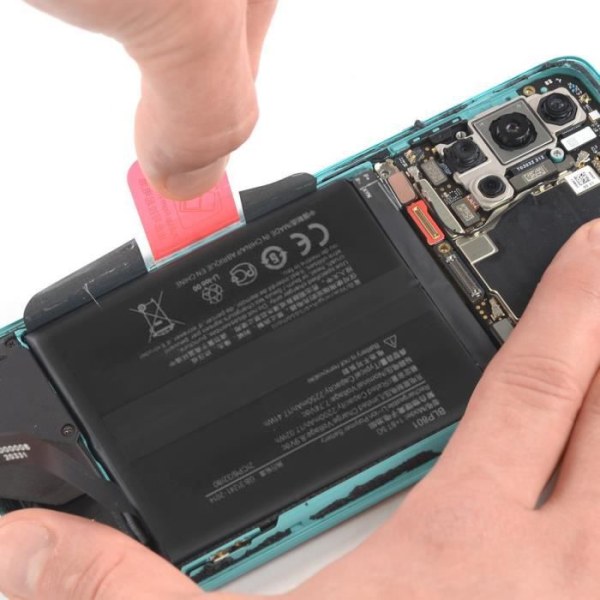 Internt batteri - ONEPLUS - Oneplus 8T - 2250mAh - Lithium Ion - Sort