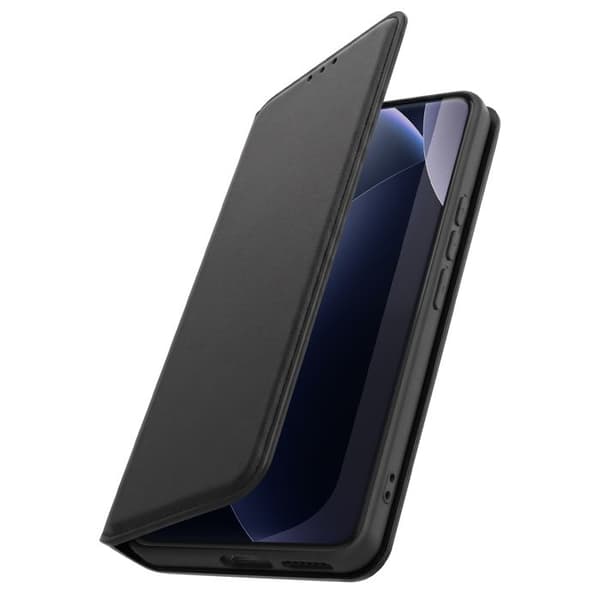Folio-etui til Redmi Note 15 Pro 4G med kortlomme og støttefunktion i sort Svart