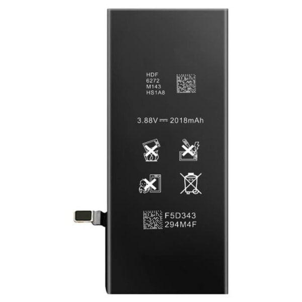 Internt batteri för iPhone SE 2022 - AVIZAR - Kapacitet 2018mAh - Lithium Ion - 3,7 V Svart
