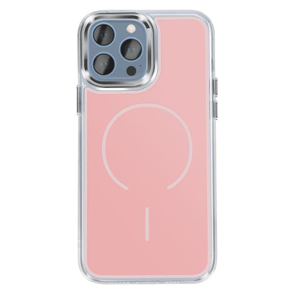 MagSafe-skal för iPhone 13 Pro Max Hybrid Design Förstärkt Rosa Ros