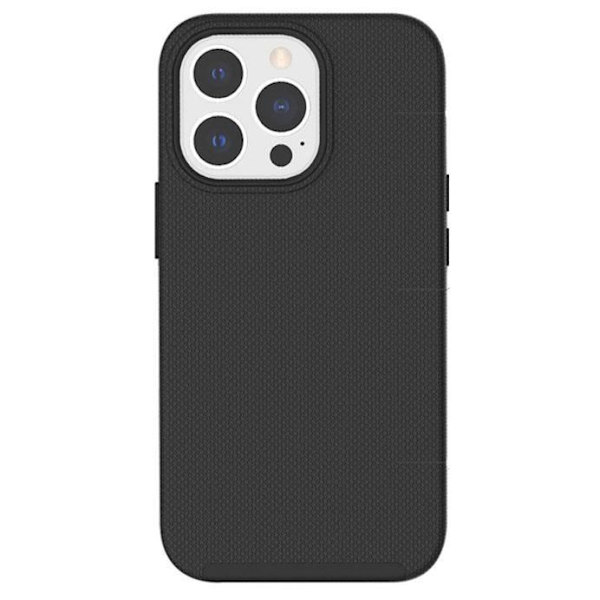 Cover til iPhone 14 Pro Max - EIGER - stift med 2 ultra-forstærkede anti-fald lag 4M - Sort Svart
