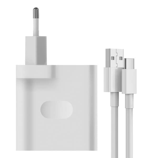 Oplader - Oppo - 30W - USB-C - Hurtig opladning - Kabel inkluderet Vit