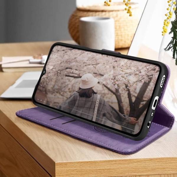 Suojakuori on yhteensopiva Samsung Galaxy M23 5G Dream Catcher Purple Case -kuoren kanssa