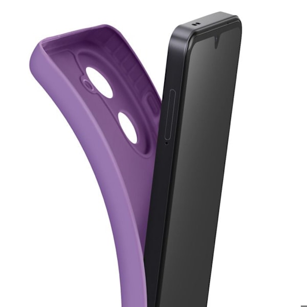 Siliconefodral för Xiaomi Redmi A5 Slät Kamerablockering Skyddad Lila Lila