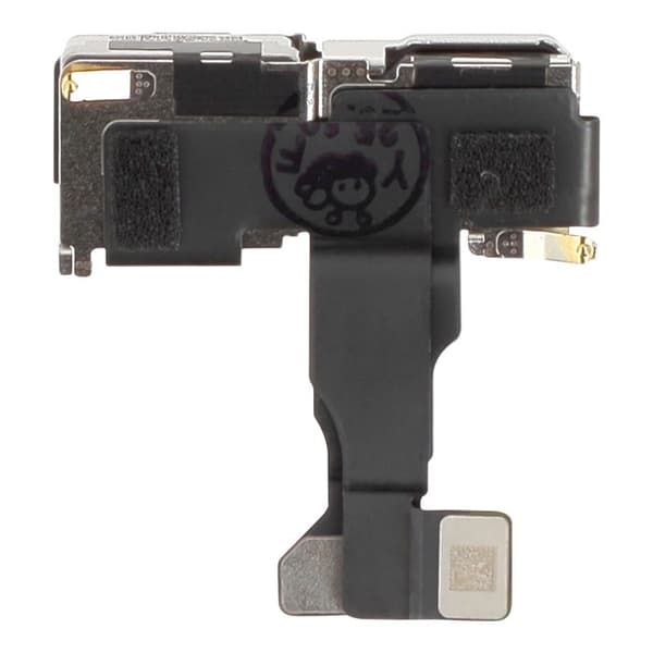 18MP Etukamera iPhone 17:lle Infrapunasensoreilla Musta / Hopea