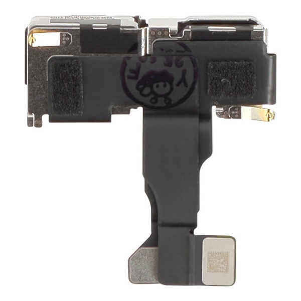 Frontkamera 18MP til iPhone 17 med Infrarøde Sensorer Sort / Sølv
