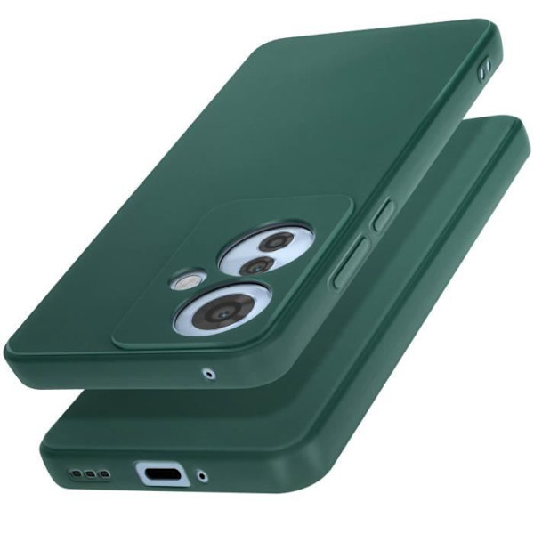 Kotelo Oppo Reno 11F:lle - AVIZAR - Soft Touch Mattapintainen silikoni - Vihreä - Puolijäykkä - Sileä Grön