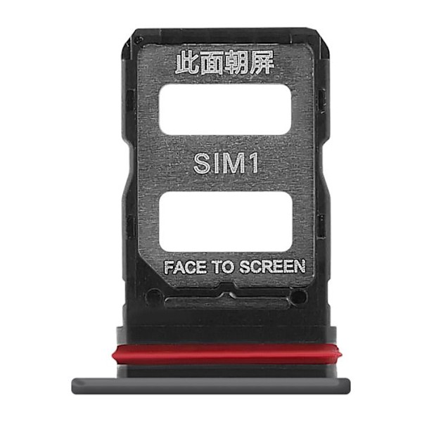 SIM-kortskuffe til Redmi Note 14 Pro 5G Dobbelt Nano SIM Sort Svart