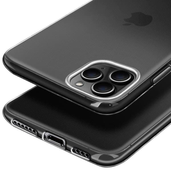 Coque - AVIZAR - iPhone 11 Pro Max - Silikone Blød - Gennemsigtig - Ultra-Tynd Vit