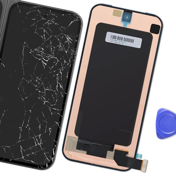 Extern LCD-skärm för Google Pixel 9 Pro Fold med svart pekskärm Svart