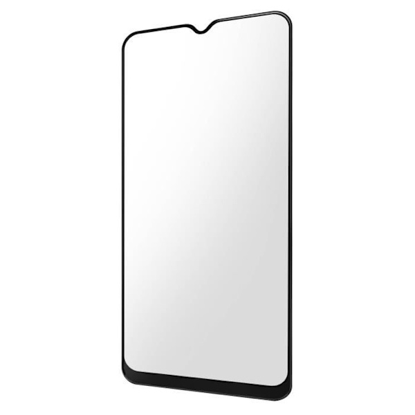 Skærmfilm - AVIZAR - Xiaomi Redmi 12C - Hærdet glas - 9H hårdhed - 5D affasede kanter Svart