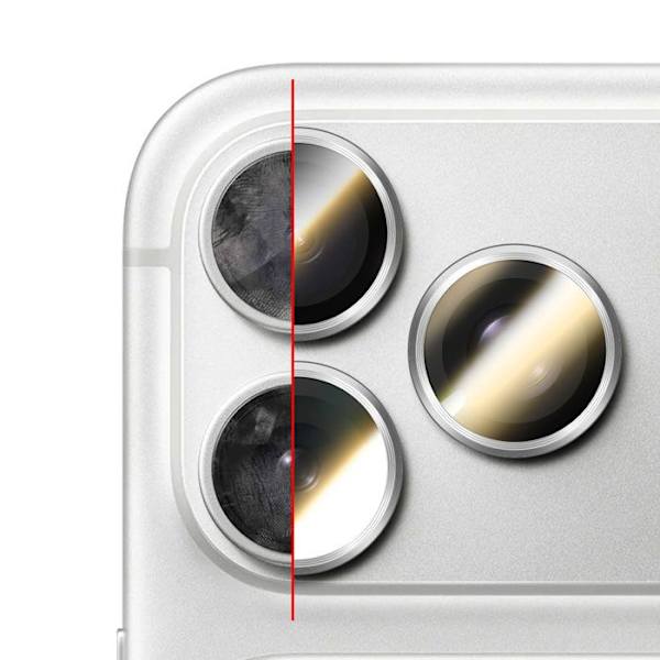 Kamerabeskyttelse til iPhone 17 Pro / Pro Max Anti-Ridser Rhinoshield Grå