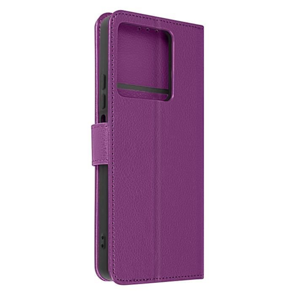 AVIZAR-kotelo Xiaomi Redmi Note 13 5G:lle - Violetti - Kääntyvä lompakko -videotuki Lila