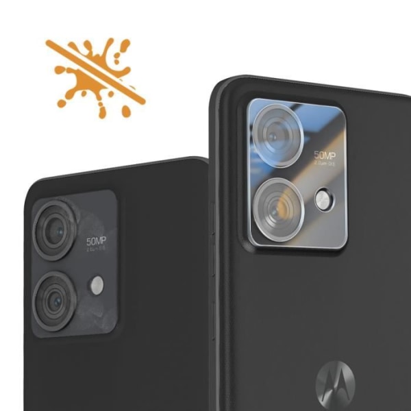 Kamerafilm för Motorola Edge 40 Neo Tempered Glass 9H Anti-Fingerprint Transparent
